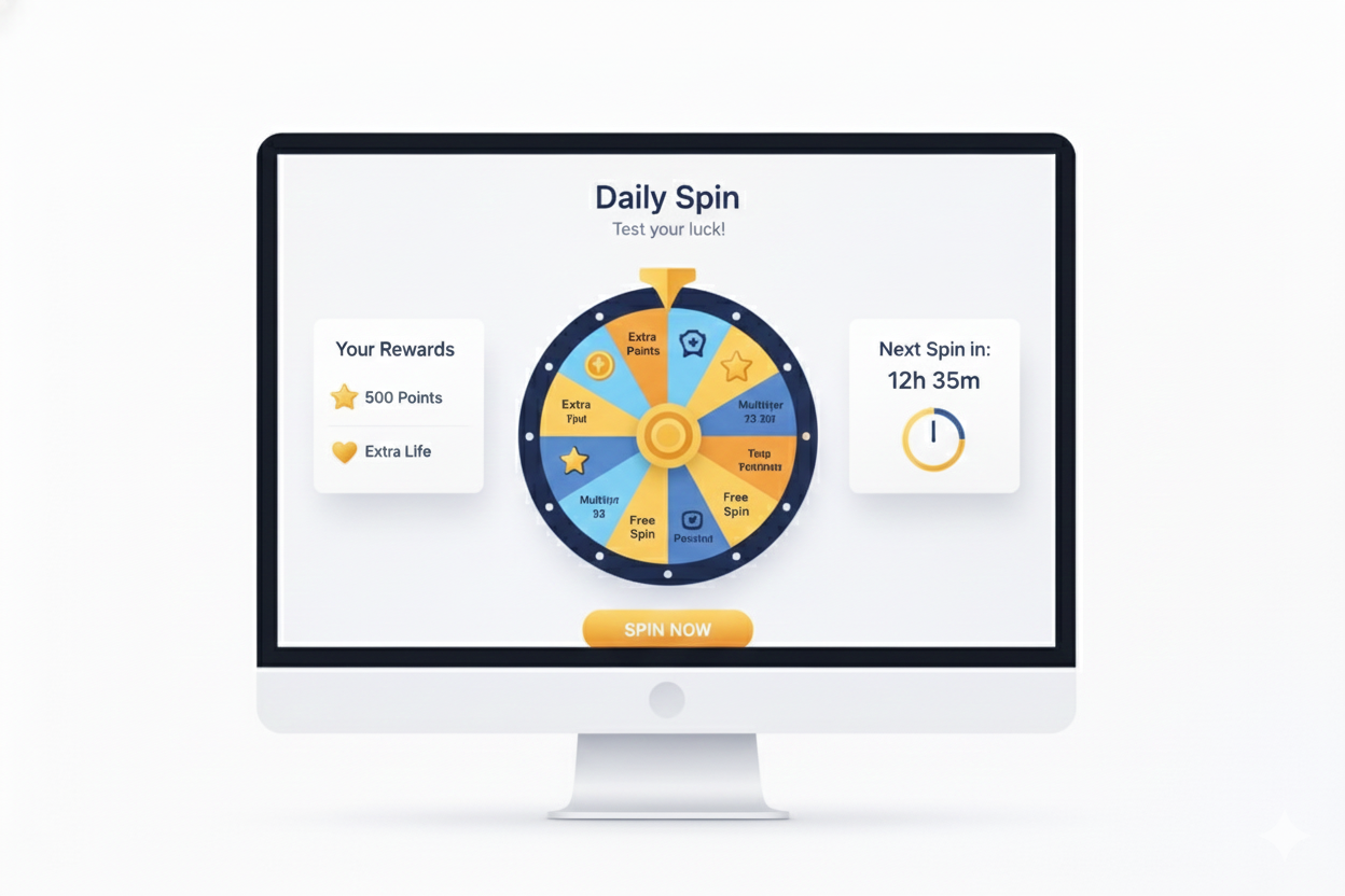 Wheel of Fortune example for gamification