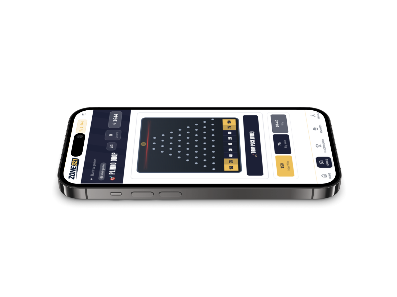 Plinko game example for gamification